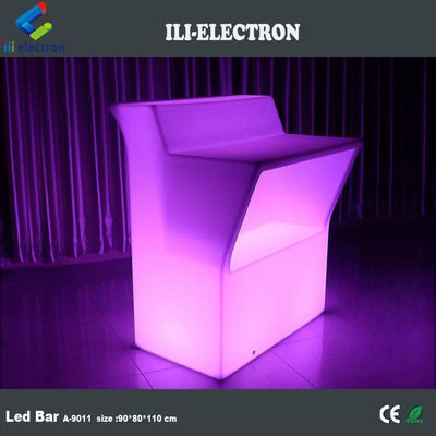 outdoor plastic colorful led mobile bar
