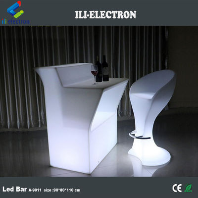 outdoor plastic colorful led mobile bar