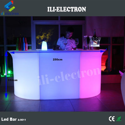 Light Up Luminous LED Bar Counter Mobile IP65 Water Resistant