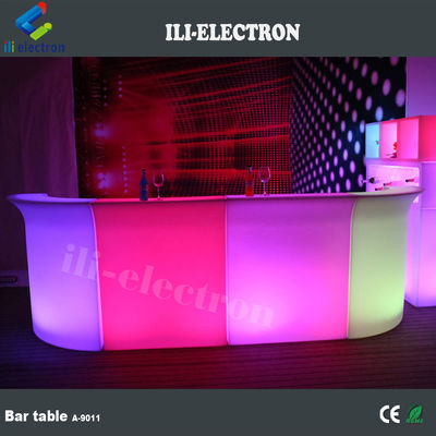 Light Up Luminous LED Bar Counter Mobile IP65 Water Resistant