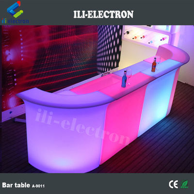 Light Up Luminous LED Bar Counter Mobile IP65 Water Resistant