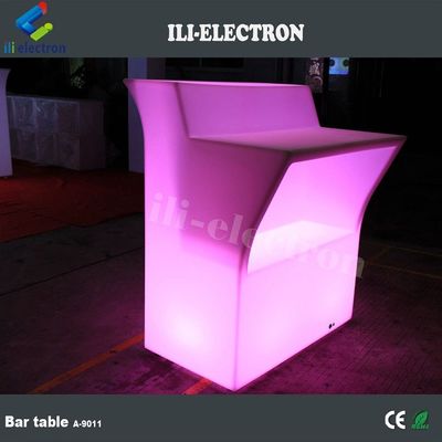 Remote Colorful Illuminated LED Glowing Corner Bar for Courtyard