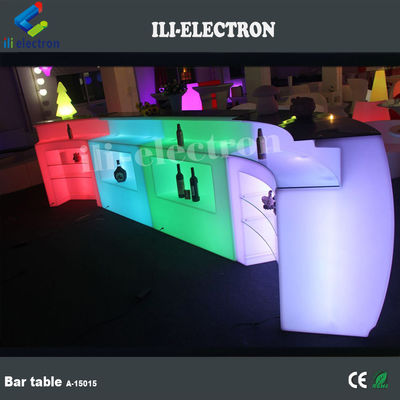 Commercial LED Light Bar Counter PE Plastic Material Infrared Remote Control