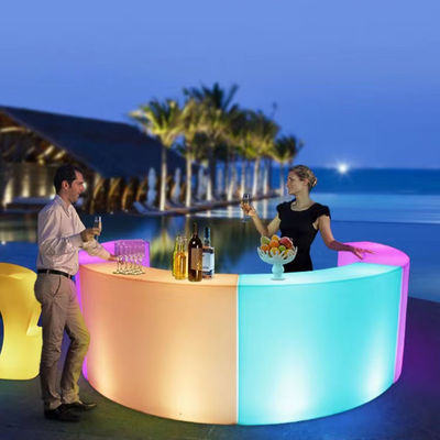 Customized LED Round Bar Counter Illuminated IP65 Water Resistant