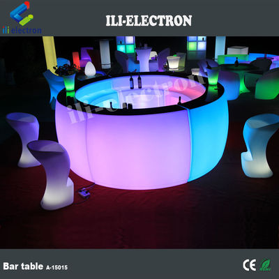 Customized LED Round Bar Counter Illuminated IP65 Water Resistant