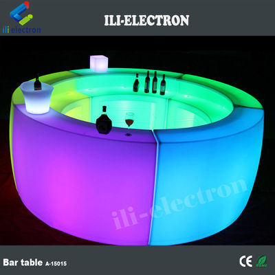 Customized LED Round Bar Counter Illuminated IP65 Water Resistant