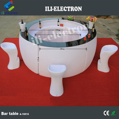Customized LED Round Bar Counter Illuminated IP65 Water Resistant
