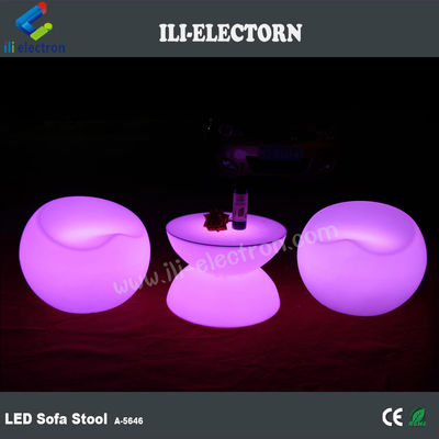 Commercial Plastic LED Lounge Furniture Modern Style For Event