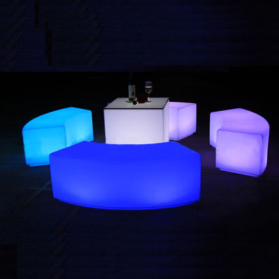 electronic poker table chair glowing table LED furniture set