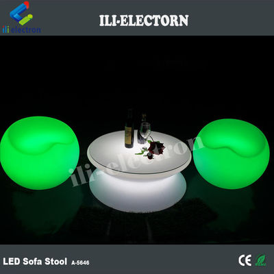 Garden bar Plastic LED Light Up Furniture stool table Waterproof