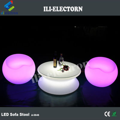Garden bar Plastic LED Light Up Furniture stool table Waterproof