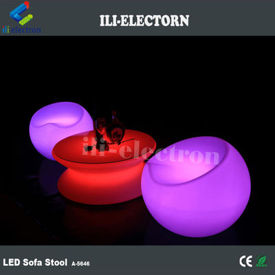 Garden bar Plastic LED Light Up Furniture stool table Waterproof