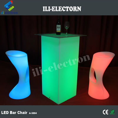 Modern RGB LED Glow Furniture Tables With Rechargeable Lithium Battery