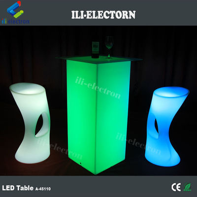 Modern RGB LED Glow Furniture Tables With Rechargeable Lithium Battery