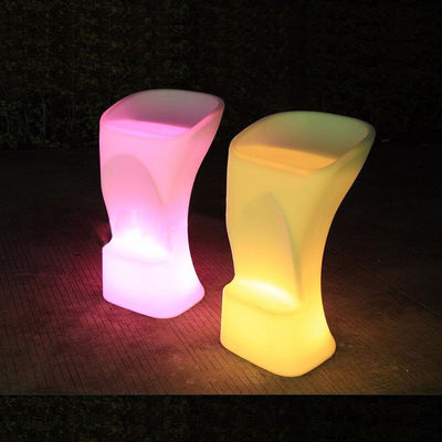 RGB Colorful Modern Design Led Illuminated Bar Chair
