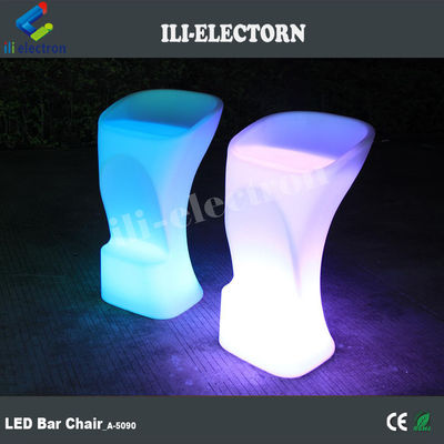 RGB Colorful Modern Design Led Illuminated Bar Chair