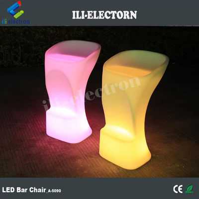 RGB Colorful Modern Design Led Illuminated Bar Chair