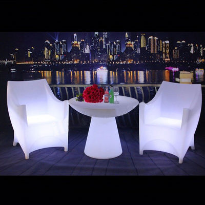 100%PE Plastic rechargeable RGB illuminated led sofa couch