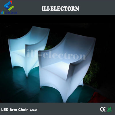 100%PE Plastic rechargeable RGB illuminated led sofa couch