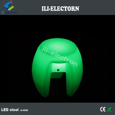 Colorful LED Glow Furniture , Bar Stacking Illuminated Stool Rechargeable