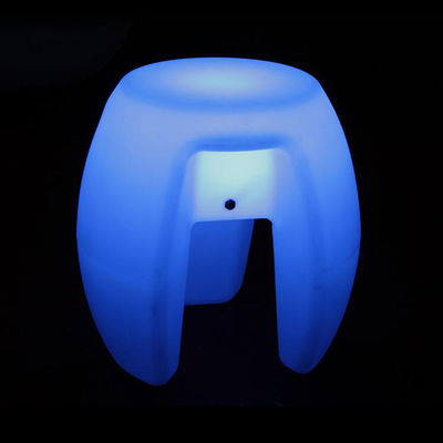 Popular plastic led bar stool with rechargeable battery