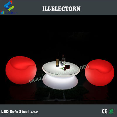 Muti Color RGB LED Light Cocktail Table , Waterproof Light Up Bar Furniture