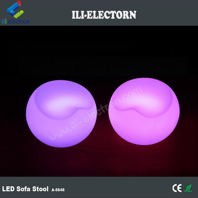 Muti Color RGB LED Light Cocktail Table , Waterproof Light Up Bar Furniture