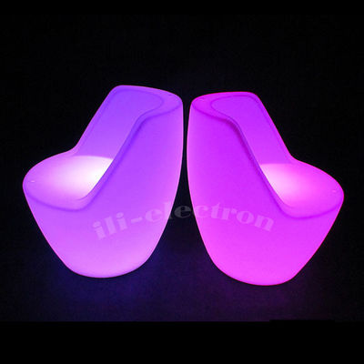 Rechargeable LED Glow Furniture Chair Waterproof For Event Night Club