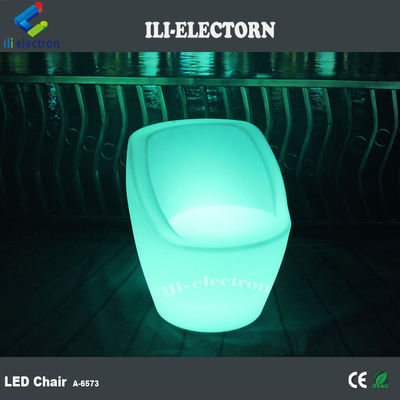 Rechargeable LED Glow Furniture Chair Waterproof For Event Night Club