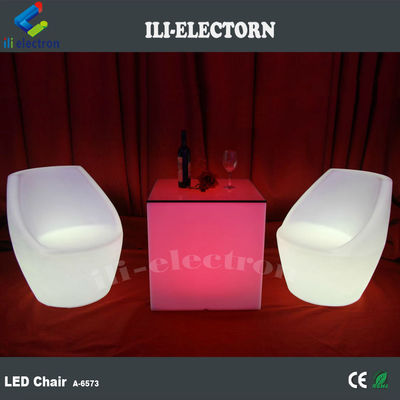 Rechargeable LED Glow Furniture Chair Waterproof For Event Night Club