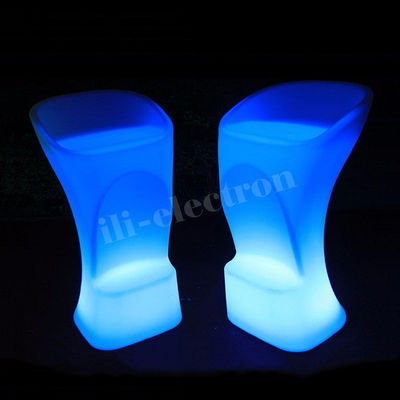 plastic glowing bar chair for glowing party bars