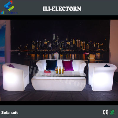 Rechargeable Light Up LED Furniture Sofa Chair For KTV Nightclub Bar