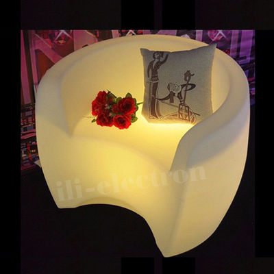 luxury LED lighting restaurant sofa seating