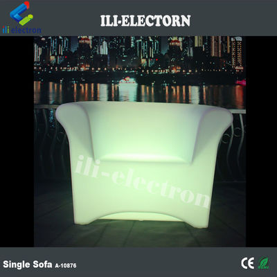 plastic led sofa couch lounge couch for rental
