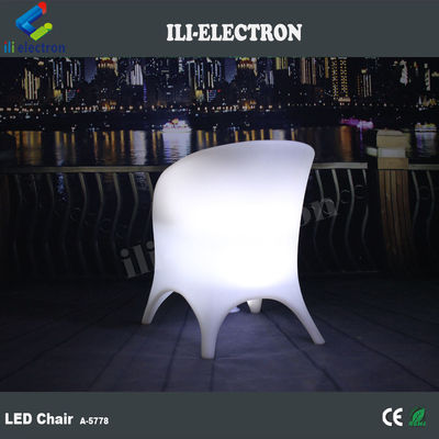 Modern Glow LED Light Up Chairs 16 Colors Changing For Nightclub Bar