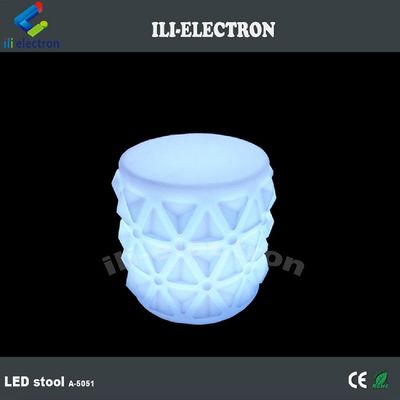 Funny Plastic LED Glow Furniture , LED Light Up Chairs For Kindergarten