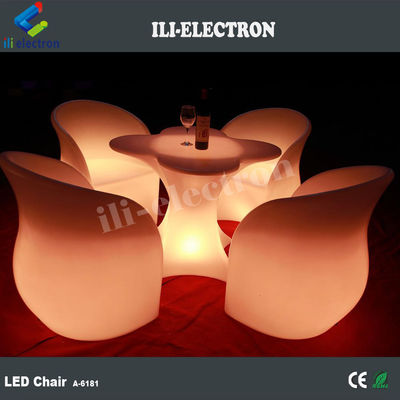 waterproof remote control cheap light up plastic chairs