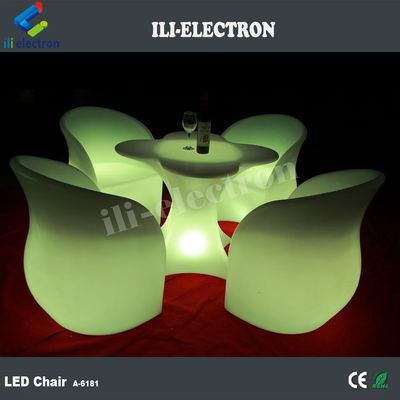waterproof remote control cheap light up plastic chairs