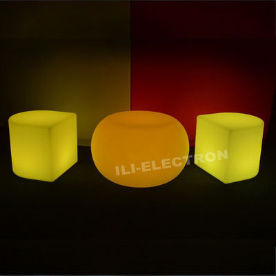 shining rechargeable plastic led light up chairs