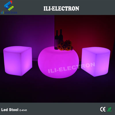 shining rechargeable plastic led light up chairs