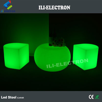 shining rechargeable plastic led light up chairs