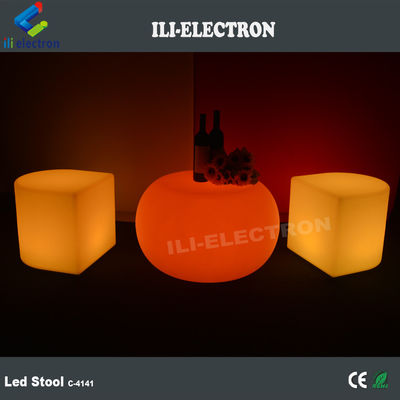 shining rechargeable plastic led light up chairs