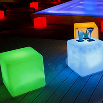 PE plastic light up 3d led cube