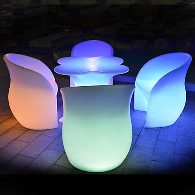 Cheap wedding plastic led bar chair