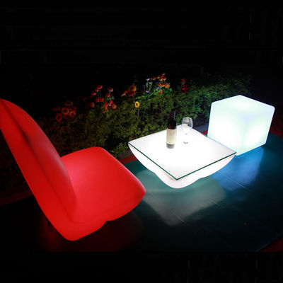 Outdoor waterproof rechargeable illuminated led furniture