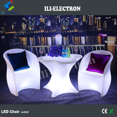 rechargeable led chair/bar chair nightclub ktv use table