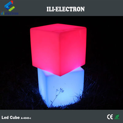 Remote Control LED Cube Night Light Illuminated Rgb Color Changing Battery Rechargeable