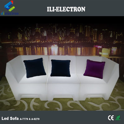PE plastic LED modern sofa furniture