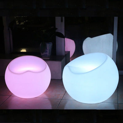 plastic LED bar chair glow stool