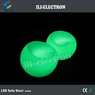 plastic LED bar chair glow stool